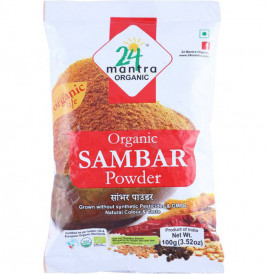 24 Mantra Organic Sambar Powder  Pack  100 grams